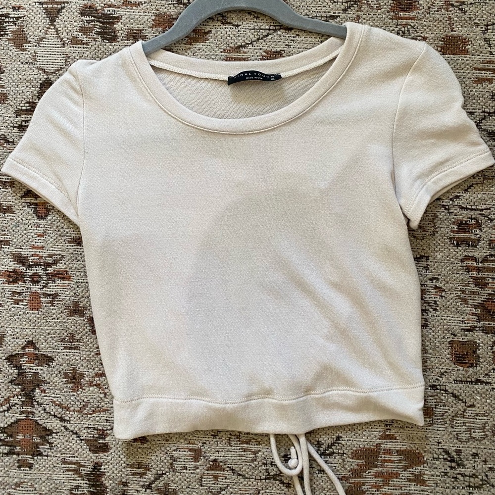 Open back toe tee